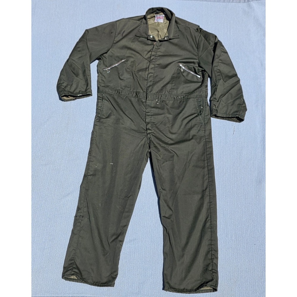 VTG Walls Blizzard Pruf Insulated Outerwear Workwear Coveralls Mens XXL Tall USA